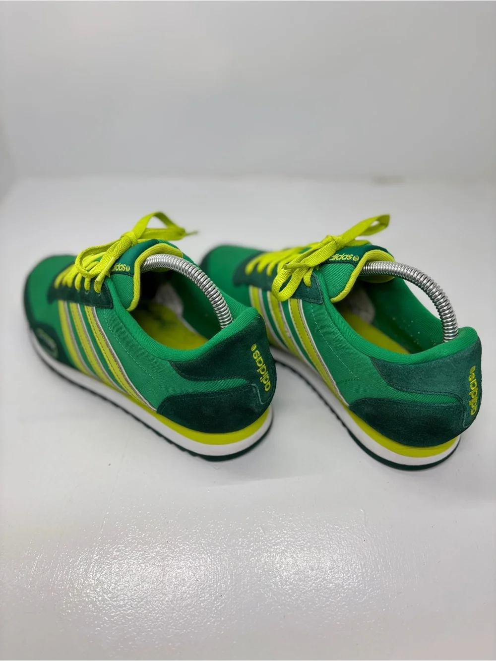 Adidas HSD Green Yellow Retro Running Shoes Men’s 7 EU 40 G10951 Vintage